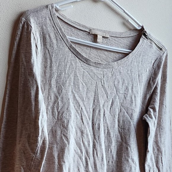 Banana Republic Cream/Magenta Scoop Neck Jersey Size Medium - Picture 2 of 16